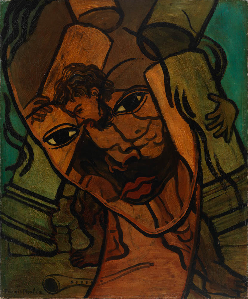 Francis Picabia Transparence (Samson et Dalila), ca. 1935-1937, Öl auf Leinwand, 65,4 x 54,4 cm